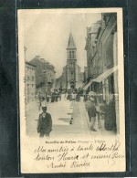 NEUVILLE EN POITOU  RUE DE L EGLISE AVEC ANIMATION CIRC  OUI  / 1903 - Neuville En Poitou