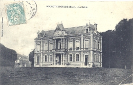 HAUTE NORMANDIE - 27 - EURE - BOURGTHEROULDE Près BRIONNE - La Mairie -pliure Bas Droit - Bourgtheroulde