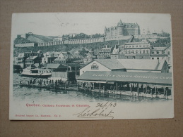 QUEBEC--Château Frontenac Et Citadelle - 1903 - Québec - Château Frontenac