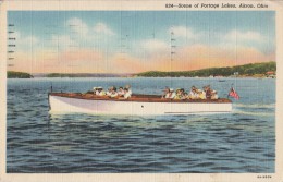 1947 SCENE OF PORTAGE LAKES AKRON OHIO - Akron