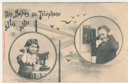 ENFANTS NOS BEBES AU TELEPHONE  BEL ETAT VOYAGEE ETAT VOIR 2 SCANS - Collections, Lots & Séries