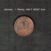 GERMANY    1  PFENNIG  1984 F  (KM # 105) - 1 Pfennig