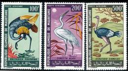 MAURITANIA  1967 BIRDS  SC# C60-62 VF MNH CV$22.00 SCARCE - Collections, Lots & Series