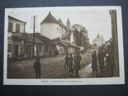 Pinsk ,  Karte Um 1917  Mit Zensur - Bielorussia