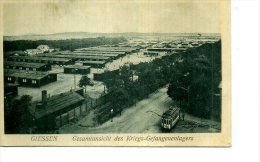 GIESSEN CAMP DE CONCENTRETION 1914/18 GESAMTANSICHT DES KRIEGS GEFANGENLAGERS TOP - Giessen