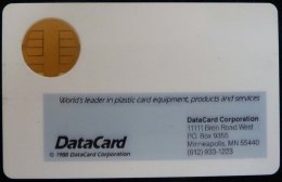 USA - Smart Card Demo - Bull Chip - DataCard - (US47) - [2] Tarjetas Con Chip