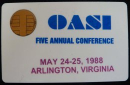 USA - Smart Card Test  - Bull Chip - Conference - Oasi - (US51) - [2] Tarjetas Con Chip