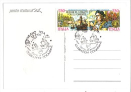 CC40 - ITALIA , La Serie N. 1958/1959 Su FDC  Annullo Speciale - Christoffel Columbus