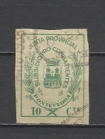 1102-SELLO LOCAL SOBRETASA ESPAÑA GUERRA CIVIL LUGO SUBSIDIO COMBATIENTES,SIN DENTAR,RARO. STAMP  SEAL LOCAL GRANT LUGO - Nationalist Issues