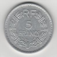 Superbe Piéce  De 5 Francs 1946..FAUTEE... - Variétés Et Curiosités