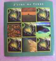 FRANCE 2002 BLOC FEUILLET YANN ARTHUS BERTRAND ECOLOGIE J'AIME MA TERRE NEUF FRANCE MNH SHEET - FFAP