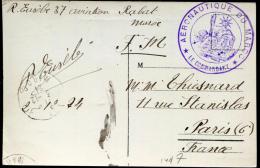 MAROC - CPA EN FM, CACHET SPECIAL " AERONAUTIQUE DU MAROC ", DE RABAT LE 3/12/1924 - SUP - Covers & Documents