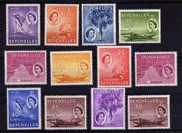 Seychelles - 1954/56 - Definitives (Part Set) - MH - Seychelles (...-1976)