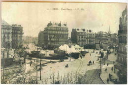 DIJON (Côte D'Or) - Place Darcy - Animée - Dijon