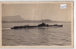 CPA -  Thème - Transports - Sous Marin En Rade De Toulon - Sous-marins