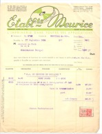 VERVIERS - Facture - Ets. MEURICE - Imprimerie   1935 (xh) - 1900 – 1949
