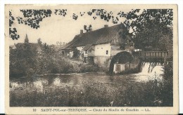 Saint Pol Sur Ternoise Chute Du Moulin De Gauchin Recto Verso - Saint Pol Sur Ternoise