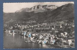 74 HAUTE SAVOIE - CP LUGRIN TOURRONDE - VUE GENERALE AERIENNE - LE LAC LEMAN LE VILLAGE ET LA CHAINE DES MEMISES - E5645 - Lugrin