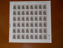 ACHAT IMMEDIAT!!! FEUILLE 48  TIMBRES  AUTOADHESIFS N°711 De 2012 - Unused Stamps