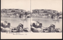 CPA - (Egypte) Assouan - Hotel Des Cataractes (Carte Stéréoscopique) - Aswan