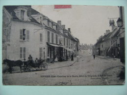 CPA 60 Verberie - Hôtel Du Télégraphe Et Rue St-Pierre - Petite Animation Et Attelage  A Voir ! - Verberie