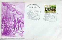 MOZAMBIQUE. N°540 Sur Enveloppe 1er Jour (FDC) De 1968. Pedro Alves Cabral. - Explorers