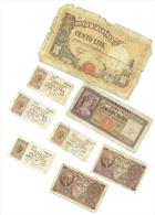 CARTAMONETA ITALIANA - LOTTO 5114 LIRE - QUALITA' - B - 8 ESEMPLARI - Lots & Kiloware - Banknotes