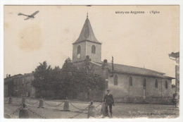 51 GIVRY EN ARGONNE - L'Eglise / Un Avion ! - Givry En Argonne