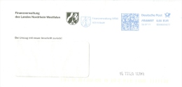 BRD Brühl Frankit 2011 Finanzverwaltung NRW Wappen Pferd Fahne - Covers