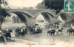 Labruguiere - Pont Sur Le Thoré Et Abreuvoir - Militaires, Cavalerie - Labruguière