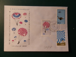 37/518  FDC   DDR - Fallschirmspringen