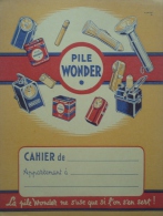 PROTEGE- CAHIER PUBLICITAIRE PILE WONDER - Elektriciteit En Gas