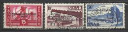 SAAR 1955 - SAAR REFERENDUM - OVERPRINTED - CPL. SET - USED OBLITERE GESTEMPELT USADO - Usati