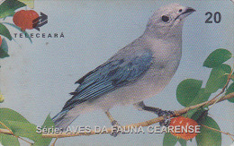 Télécarte Brésil - ANIMAL - OISEAU Exotique - TANGARA SAYACA  - Bird Brazil Phonecard - Vogel Telefonkarte - 2378 - Pájaros Cantores (Passeri)