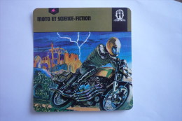 Transports - Sports Moto - Carte Fiche Moto - Moto Et Science-fiction ( Description Au Dos De La Carte ) - Motociclismo
