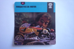 Transports - Sports Moto - Carte Fiche Moto - Maquettes De Motos ( Description Au Dos De La Carte ) - Motociclismo