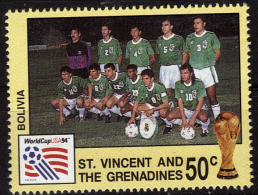 SAINT VINCENT  N ° 2096  * *  (  Bolivie )    Cup 1994 Football  Soccer Fussball - 1994 – Verenigde Staten