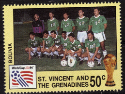 SAINT VINCENT  N ° 2096  * *  (  Bolivie )    Cup 1994 Football  Soccer Fussball - 1994 – Vereinigte Staaten