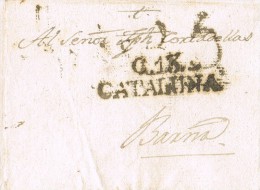 5455. Carta Entera Pre Filatelica PALAU De ANGLESOLA (Lerida) 18046 - ...-1850 Vorphilatelie