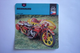 Transports - Sports Moto - Carte Fiche Moto - Boehmerland - 1923-1939 ( Description Au Dos De La Carte ) - Motorcycle Sport