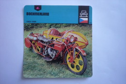 Transports - Sports Moto - Carte Fiche Moto - Boehmerland - 1923-1939 ( Description Au Dos De La Carte ) - Motociclismo