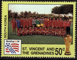 SAINT VINCENT  N ° 2107  * *  (  Coree Du Sud )    Cup 1994 Football  Soccer  Fussball - 1994 – Vereinigte Staaten