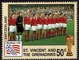 SAINT VINCENT  N ° 2116  * *  (  Suisse )    Cup 1994 Football  Soccer  Fussball - 1994 – Stati Uniti