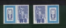 POLAND 1964 20TH ANNIV MO MILITIA POLICE POZNAN PHILATELIC EXPO LABELS NHM POLICEMAN CHILD GENDARMERIE CINDERELLA - Policia – Guardia Civil