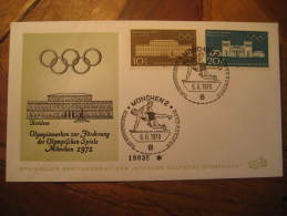 Munchen 1970 WRESTLING Lutte Olympic Games Olympics 1972 Germany Cancel Cover - Wrestling