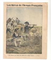 Couverture De Cahier D´écolier Des Années 1920 Les Héros De L'Armée Française N°10 - Coberturas De Libros