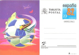 SPAIN. POSTAL STATIONARY. WORLD CUP SOCCER ESPAÑA'82 - 1931-....