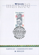 Czech Republic - 2013 - 110 Years Since Birthday Of George Orwell - Special Numbered Commemorative Sheet - Covers & Documents