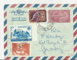 =INDIA BRIFE 1968 LUFTPOST - Covers & Documents