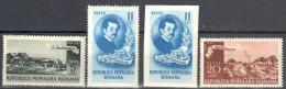 Romania 1950  Famous People  Mi 1201-1204 - MNH (**) - Neufs